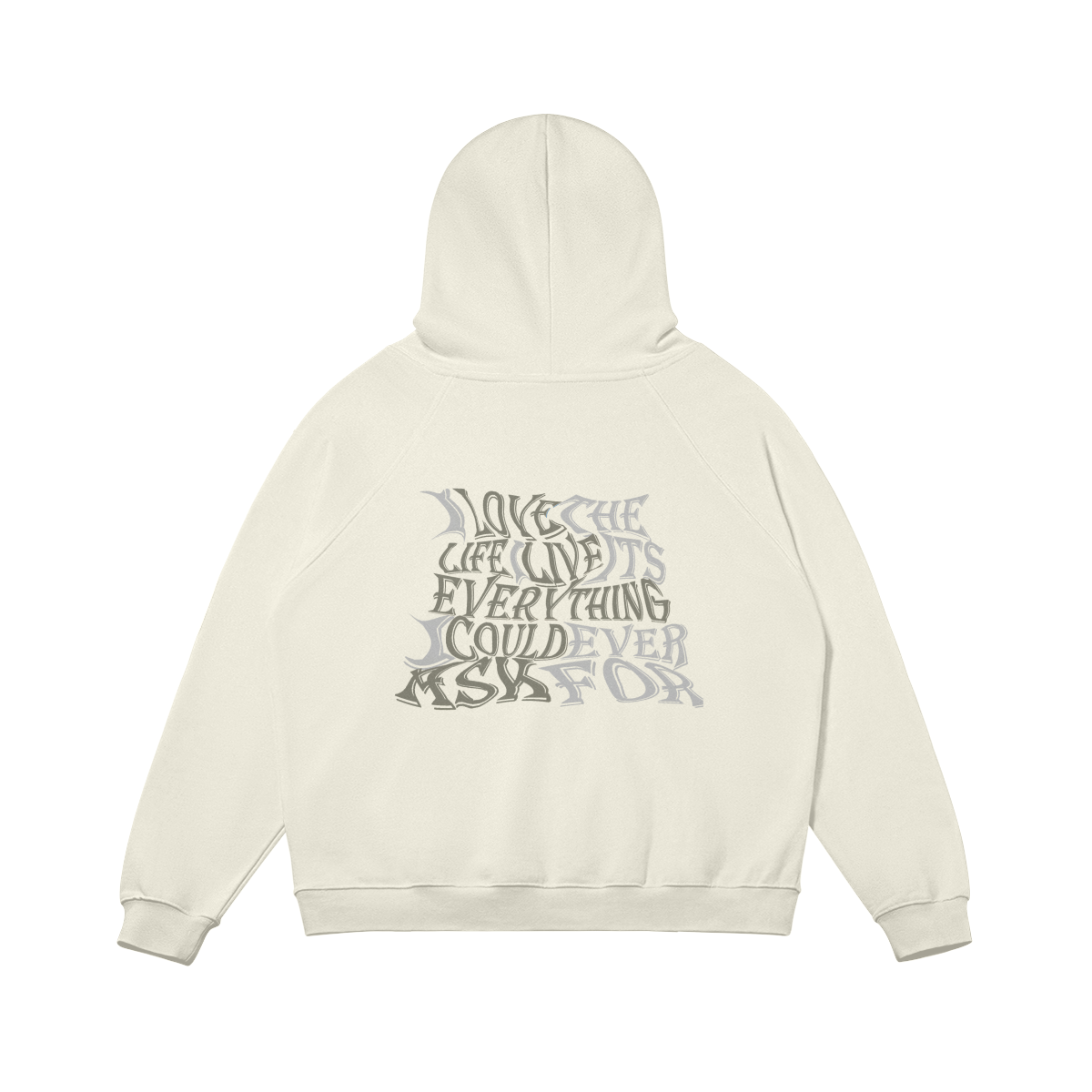 Love Life Oversized Hoodie