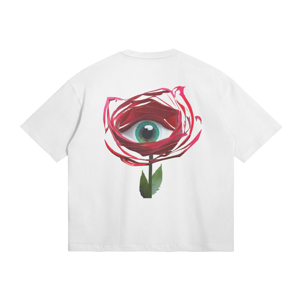 Oversized DC Rose Tee