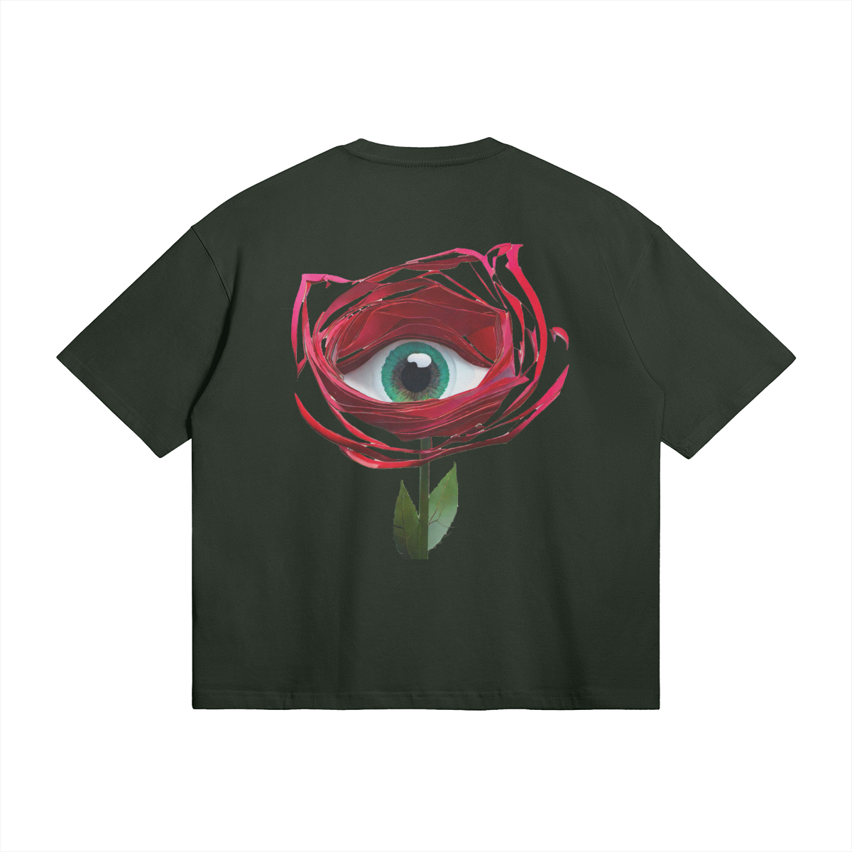 Oversized DC Rose Tee