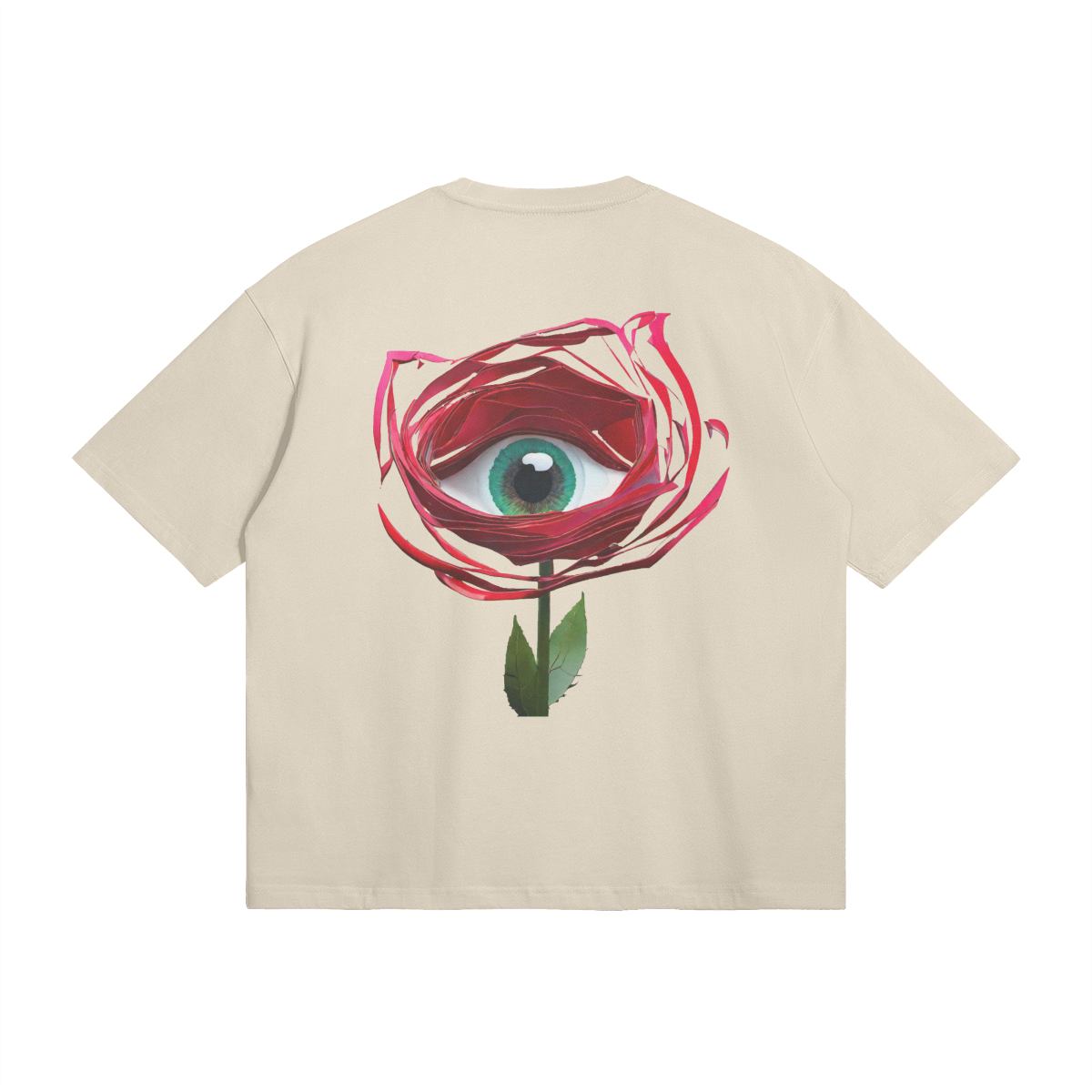 Oversized DC Rose Tee